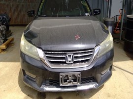 2013 HONDA ACCORD, BLACK, EX-L, 3.5L,  AT,  A25101